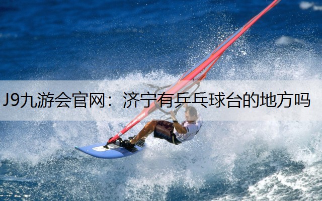 济宁有乒乓球台的地方吗
