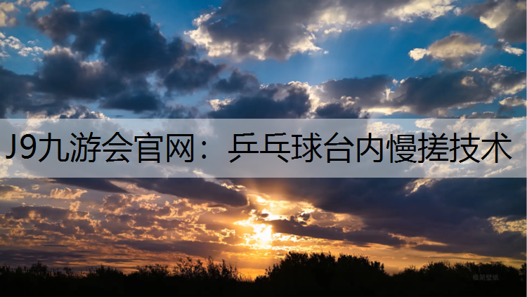 乒乓球台内慢搓技术